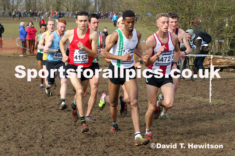 Senior men, 2020 British Athletics Inter Counties Cross Country Champs., Prestwold Hall, Loughborough. Photo: David T. Hewitson/Sports for All Pics